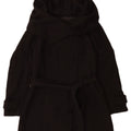 Zara Dame Overfrakke UK 20 2XL Sort Uld