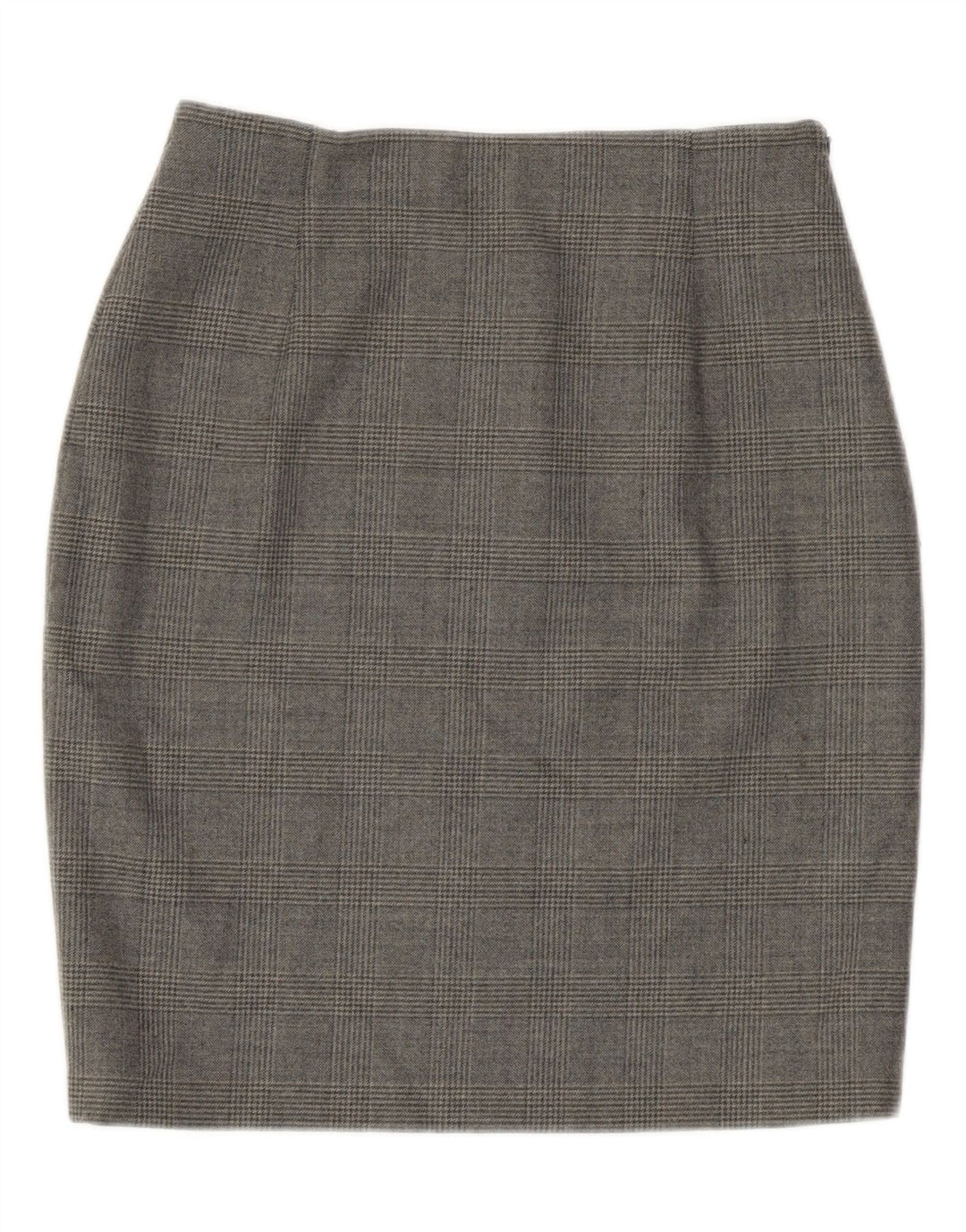 L.PUCCI Womens Pencil Skirt IT 44 Medium W28  Grey Check Polyester Vintage L.Pucci and Second-Hand L.Pucci from Messina Hembry 