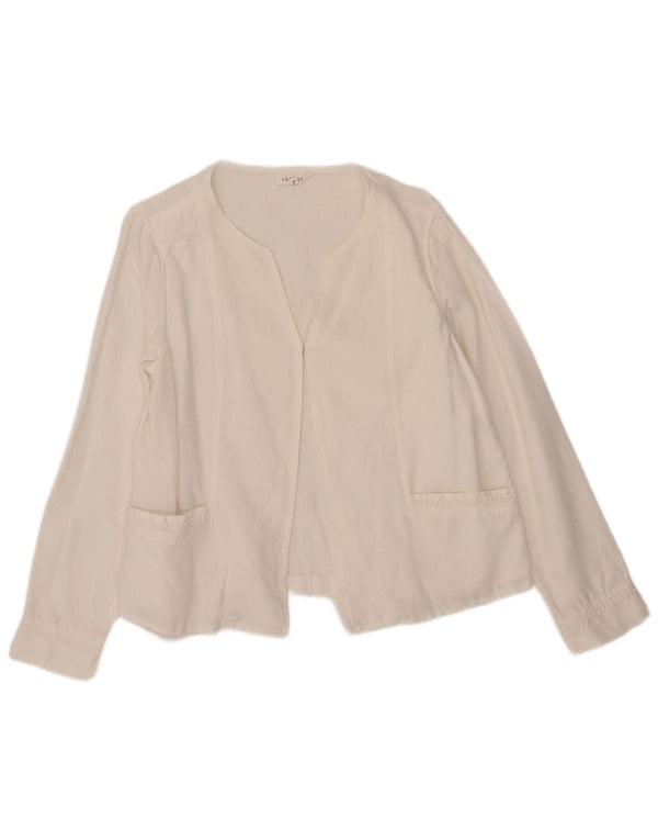 Thought Womens Cardigan Top UK 10 Small White