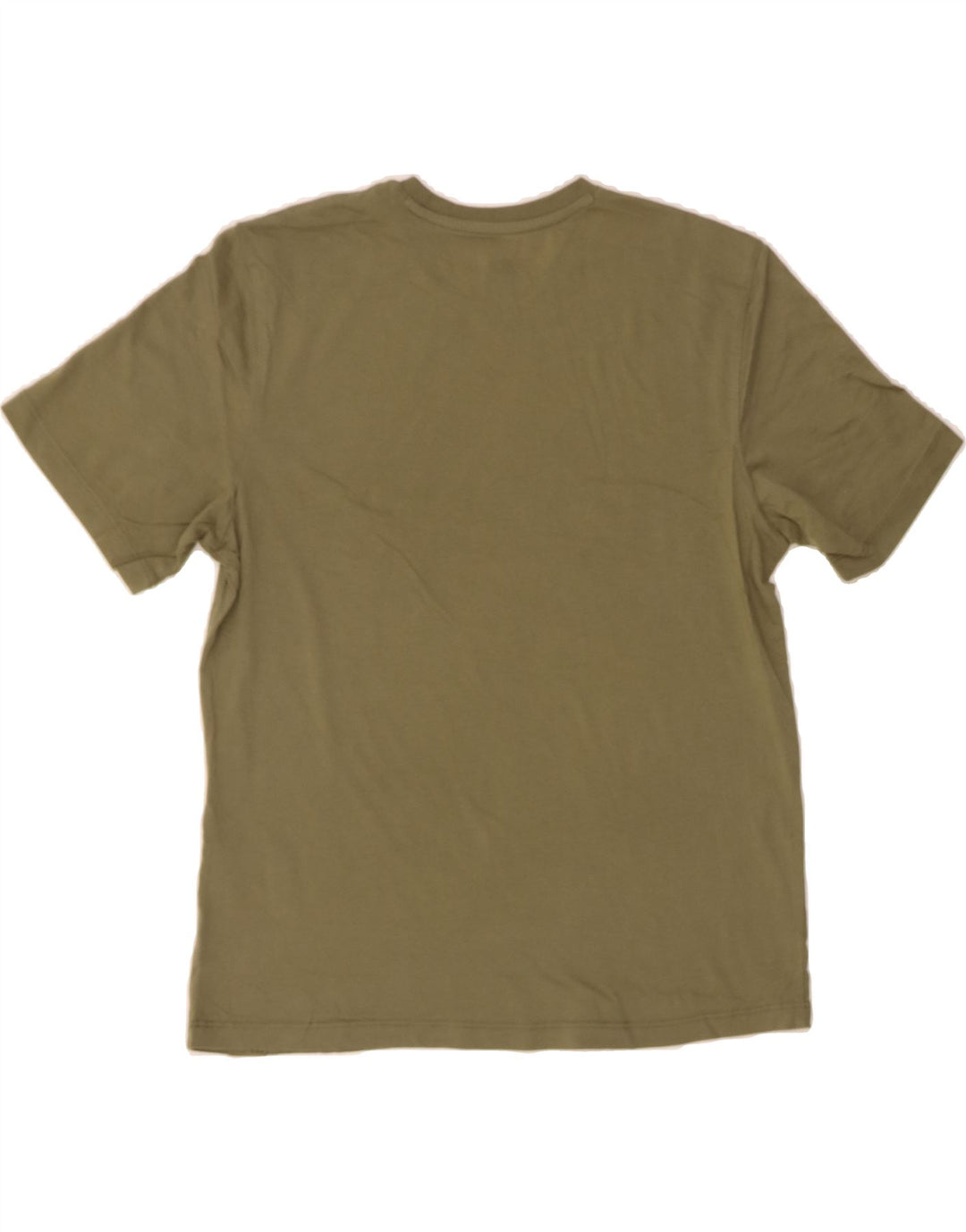 HELLY HANSEN Mens Graphic T-Shirt Top Small Khaki Cotton Vintage Helly Hansen and Second-Hand Helly Hansen from Messina Hembry 