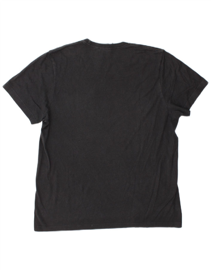 Adidas Mens Graphic T-Shirt Top Large Grey Cotton