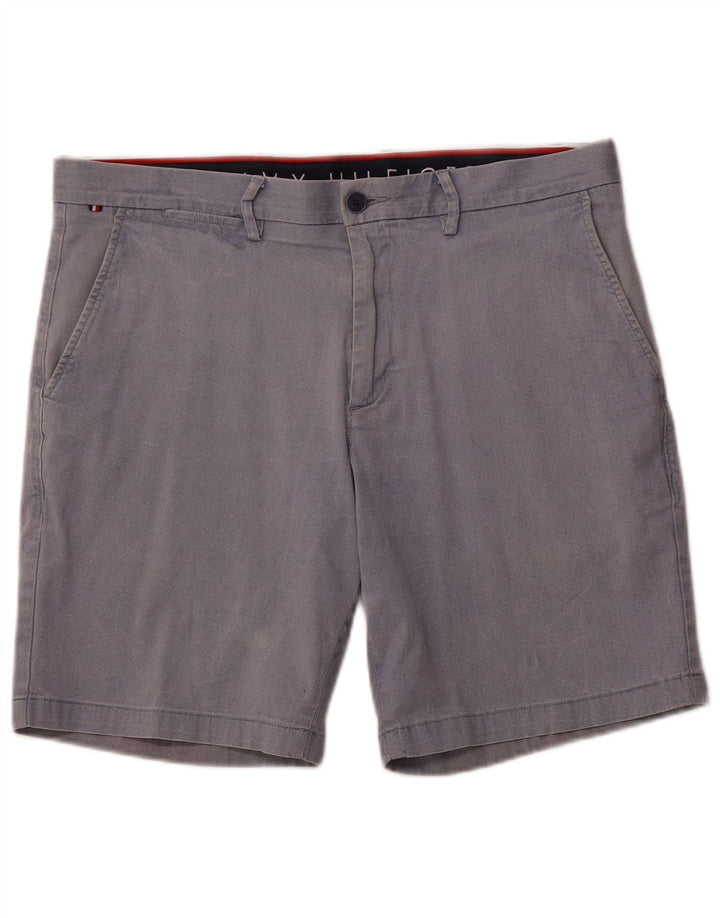 TOMMY HILFIGER Mens Chino Shorts W36 Large Blue Cotton