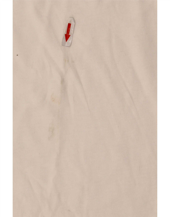 Nike Mens Graphic T-Shirt Top Medium White Cotton