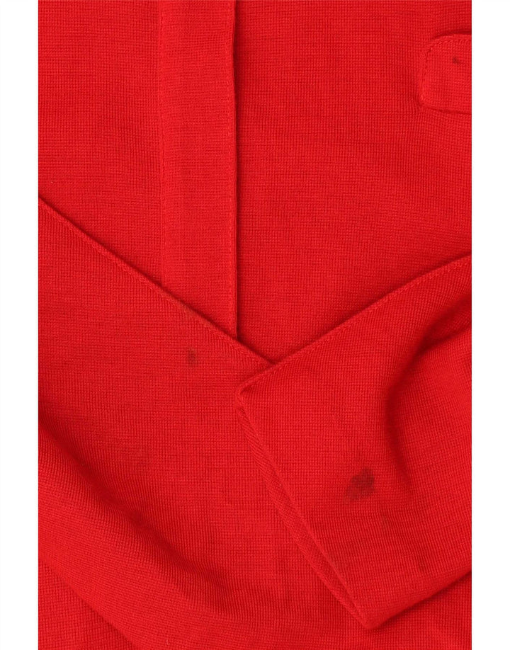 Robe fourreau à manches longues femme vintage UK 14 Rouge moyen