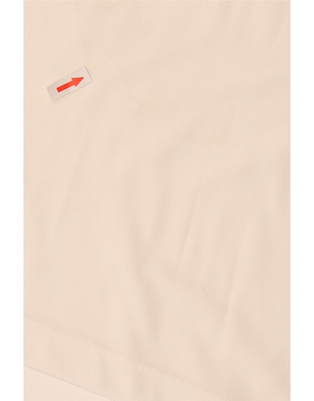 Killer Loop Mens Zip Neck T-Shirt Top XL White Polyester