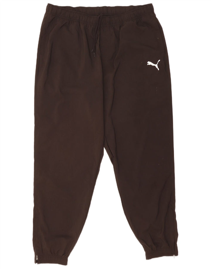 PUMA Mens Tracksuit Trousers Joggers 2XL  Black Polyester