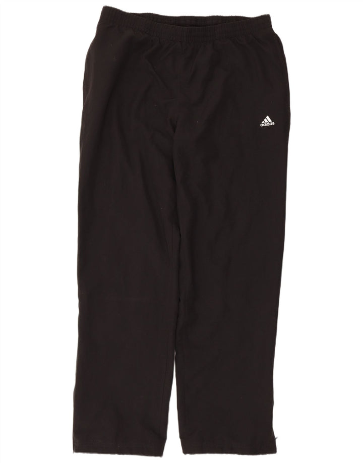 Adidas Mens Climalite Tracksuit Trousers Large Black Polyester