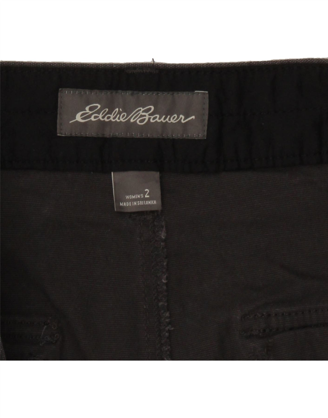 EDDIE BAUER Womens Cargo Shorts US 2 XS W30 Black Vintage Eddie Bauer and Second-Hand Eddie Bauer from Messina Hembry 
