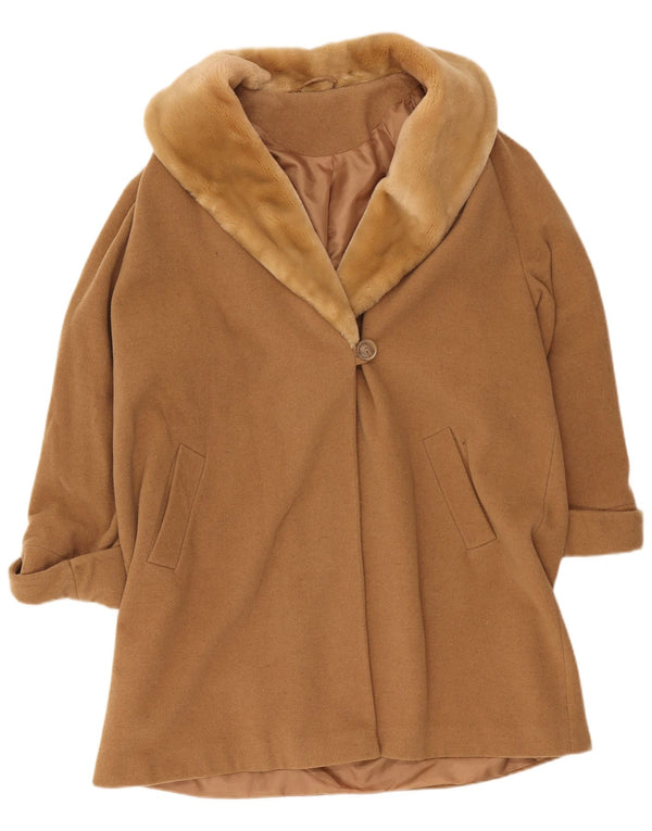 Soprabito da donna St. Bernard UK 14 grande lana beige