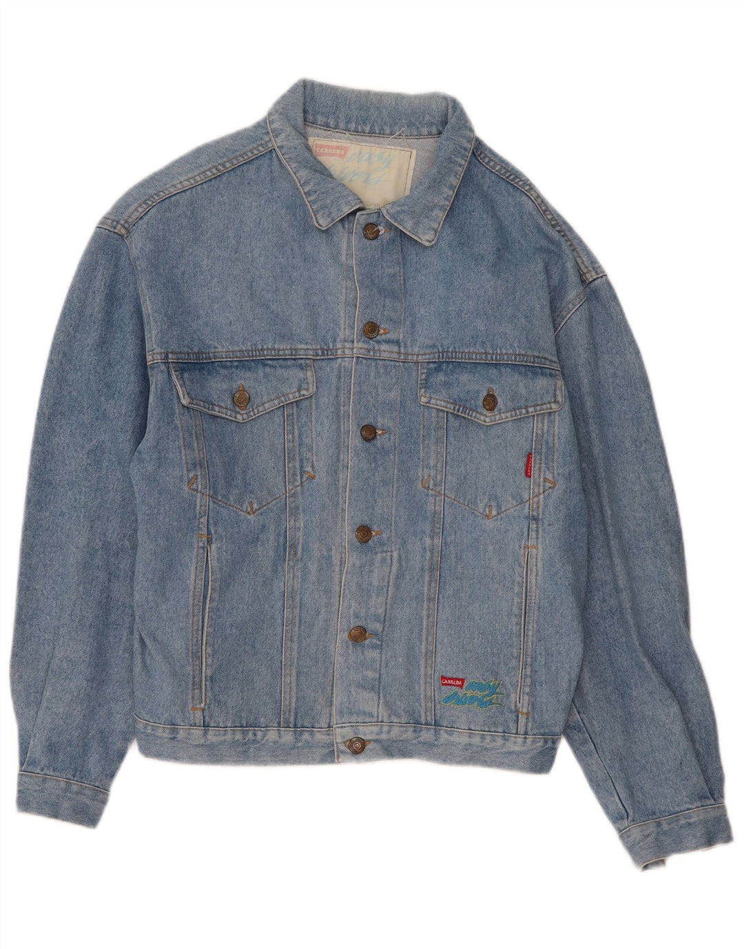 Carrera Herren Jeansjacke UK 38 Mittelblau