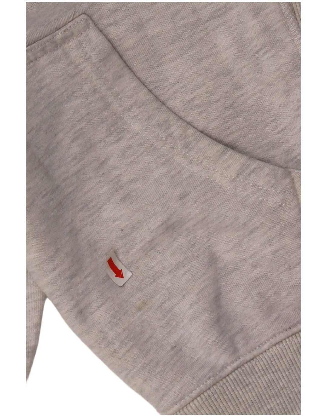 SUPERDRY Mens Graphic Hoodie Jumper Medium Grey Cotton
