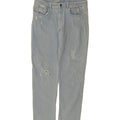 ICEBERG Womens Distressed Straight Jeans W29 L28 Blue Cotton Vintage Iceberg and Second-Hand Iceberg from Messina Hembry 
