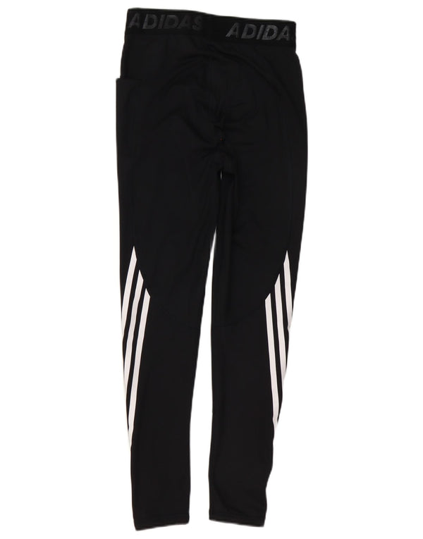 Adidas Damen Graphic Leggings UK 8 Small Schwarz