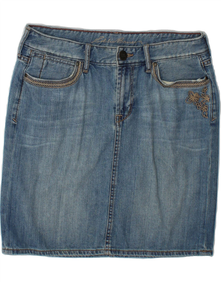 EDDIE BAUER Womens Denim Skirt US 4 Small W27 Blue Cotton Vintage Eddie Bauer and Second-Hand Eddie Bauer from Messina Hembry 