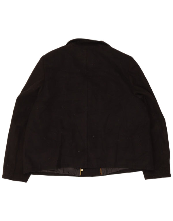 Jaqueta bomber feminina Marks & Spencer Reino Unido 20 2XL poliéster preto