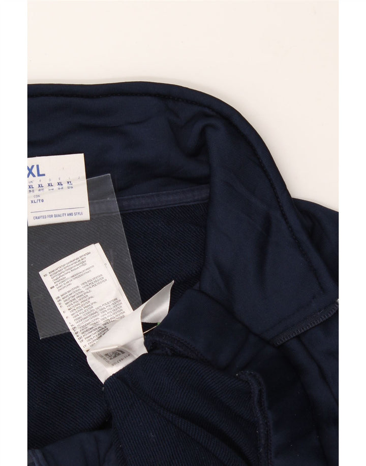 REEBOK Womens Tracksuit Top Jacket UK 20/22 XL Navy Blue Polyester Vintage Reebok and Second-Hand Reebok from Messina Hembry 