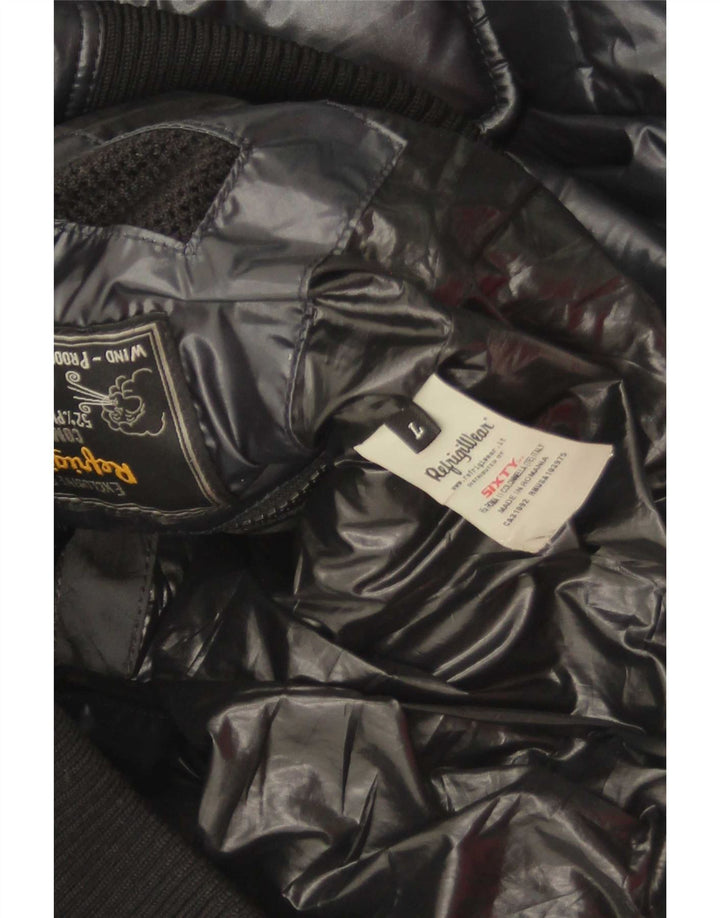 Refrigiwear Wattierte Herrenjacke UK 40 Large Schwarz Polyester