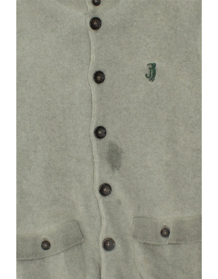 JECKERSON Womens Cardigan Sweater UK 14 Large Grey Vintage Jeckerson and Second-Hand Jeckerson from Messina Hembry 