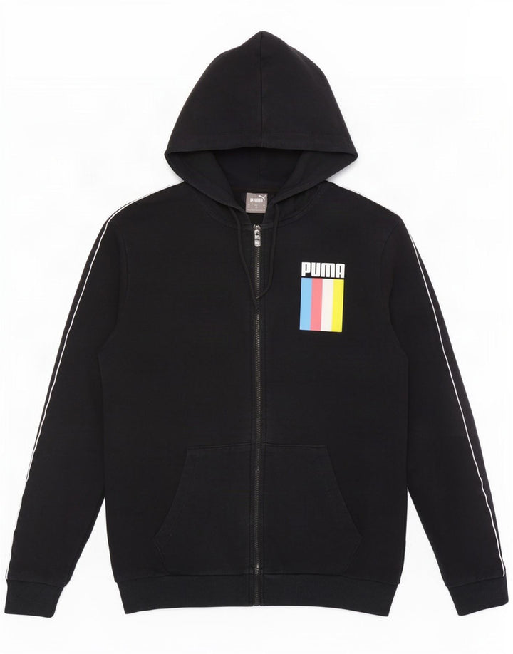 Puma Sweat à Capuche Graphic Zip Homme Noir Moyen