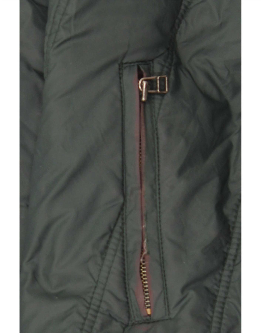 Zara Veste matelassée pour homme UK 40 Large Vert Nylon