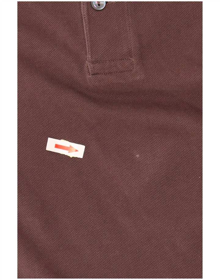 KAPPA Poloshirt til mænd Medium brun bomuld