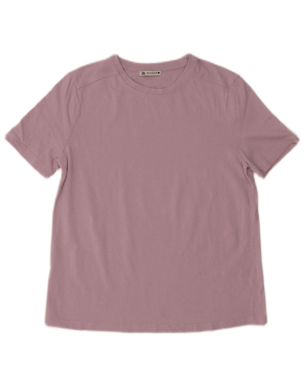 T-shirt Zara da donna Top UK 10 piccola viola