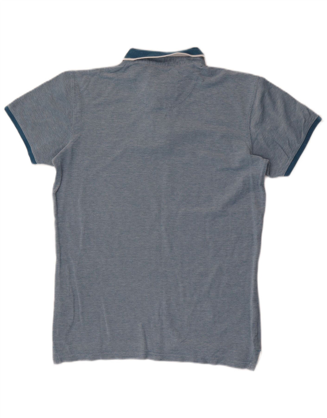Jack Wills Mens Polo Shirt Small Blue Striped Cotton