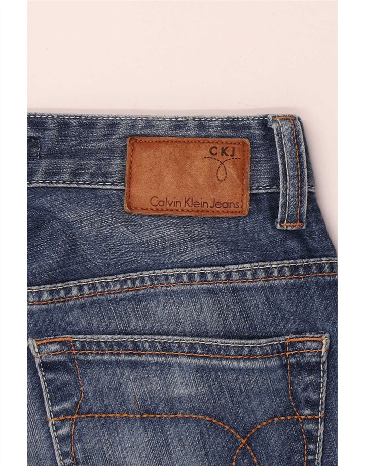 Jeans dritti da donna Calvin Klein W30 L34 Blu