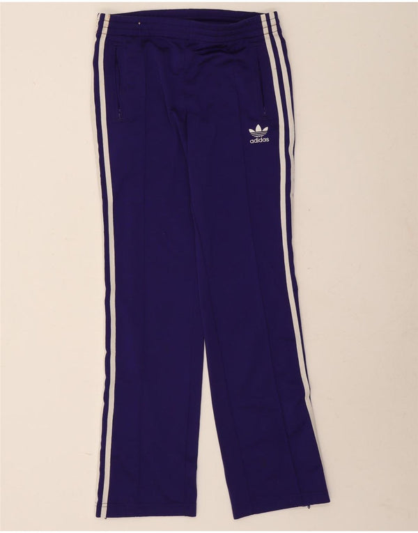 Adidas Womens Tracksuit Trousers EU 34 XS  Purple Polyester