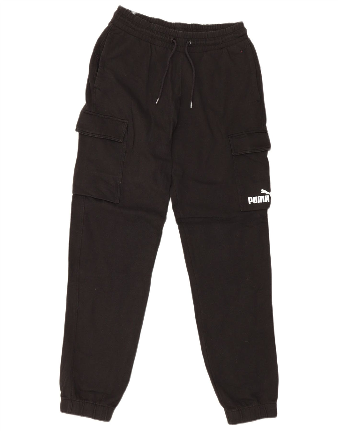 Puma Mens Cargo Tracksuit Trousers Joggers Small Black Cotton