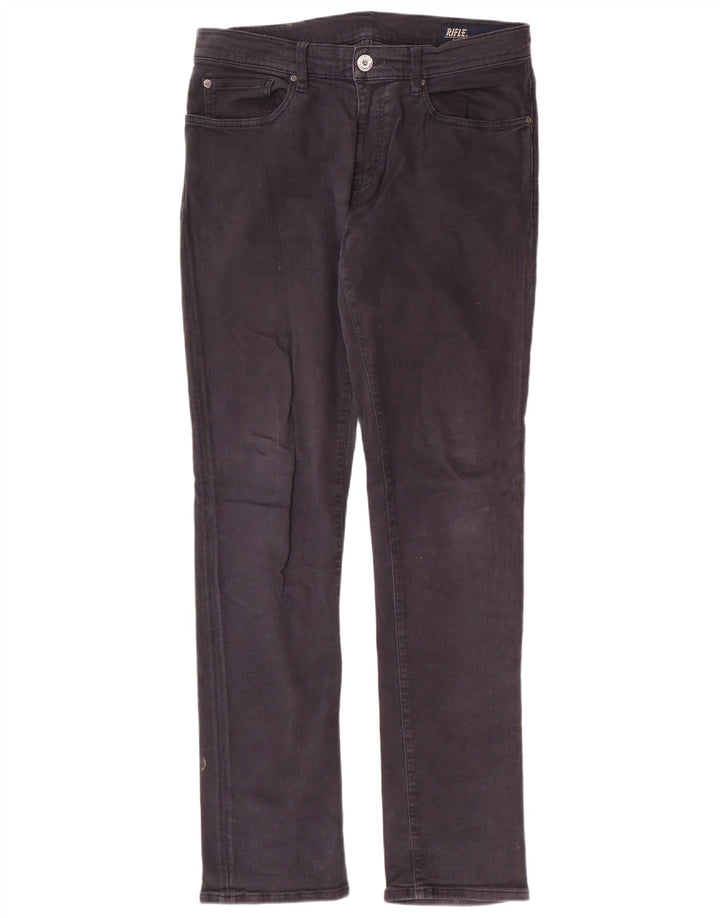 Jeans slim da uomo RIFLE W34 L34 cotone grigio