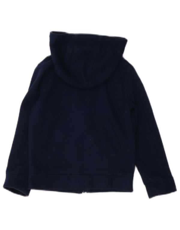 Nike Mädchen-Kapuzenpullover mit Reißverschluss, 2–3 Jahre, marineblaue Baumwolle