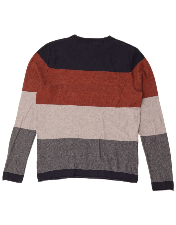 Jack & Jones Herre Top Langærmet Medium Flerfarvet Stribet Bomuld
