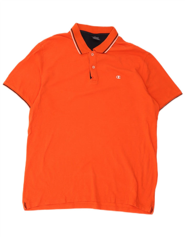 Męska koszulka polo Champion XL Pomarańczowa