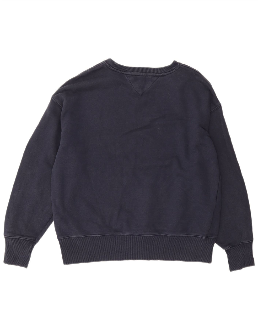 Tommy Hilfiger Mens Sweatshirt Jumper Large Navy Blue Cotton
