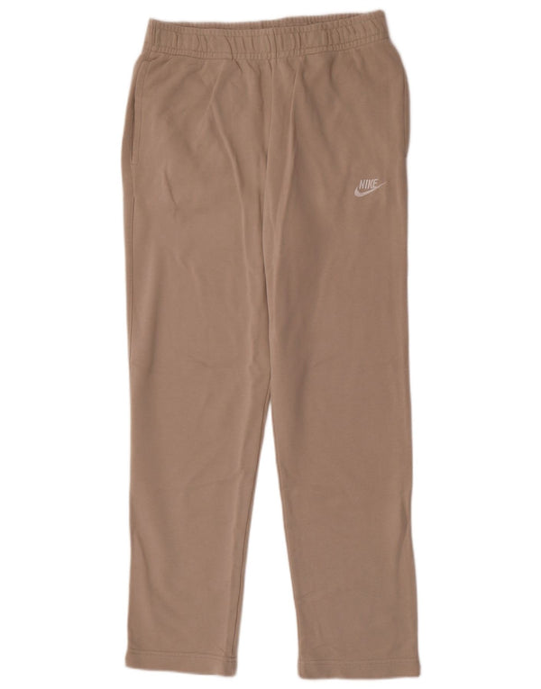 Nike Mens Tracksuit Trousers Medium Beige Cotton