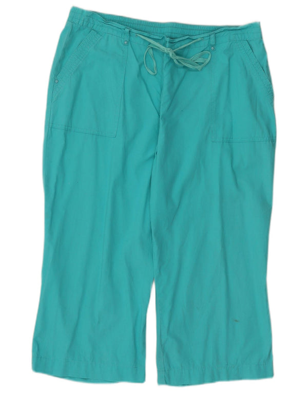 Marks & Spencer Damen Bermudashorts UK 16 Large W36 L18 Türkis