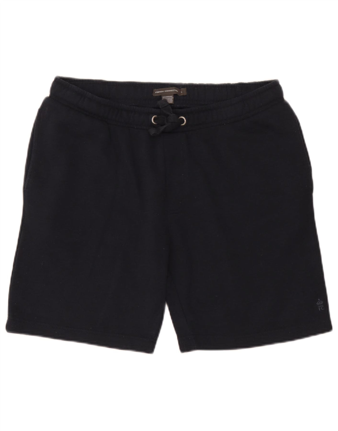 French Connection Mens Sport Shorts Large Navy Blue Cotton