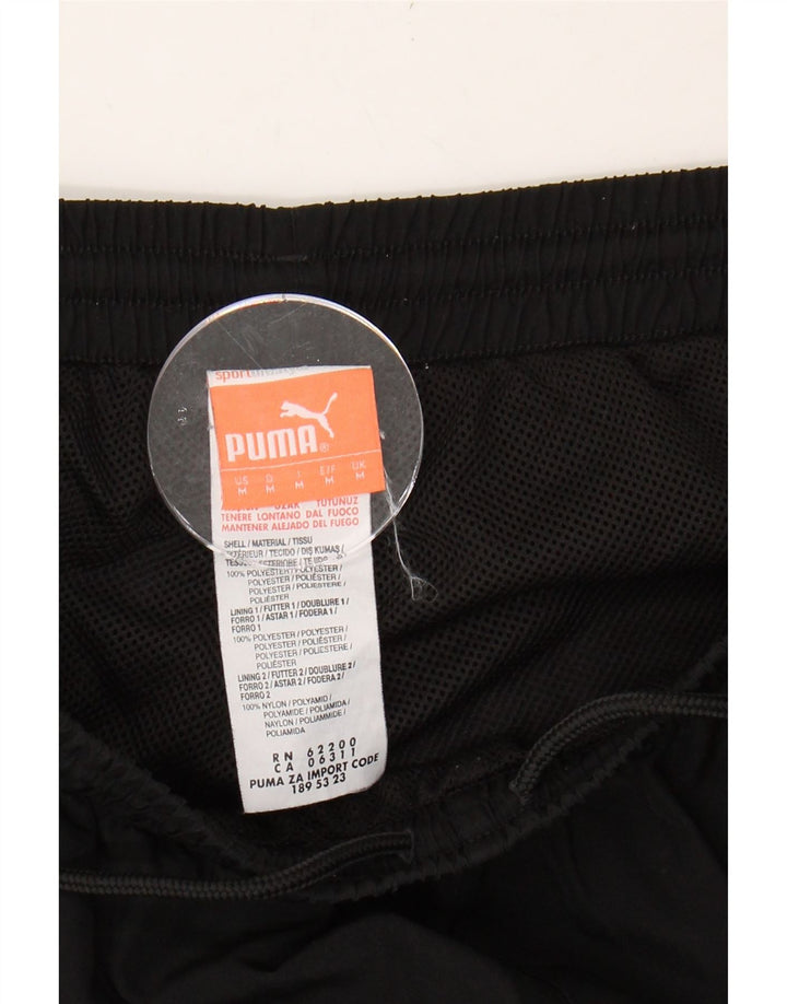 PUMA Mens Tracksuit Trousers Joggers Medium  Black Colourblock Polyester Vintage Puma and Second-Hand Puma from Messina Hembry 