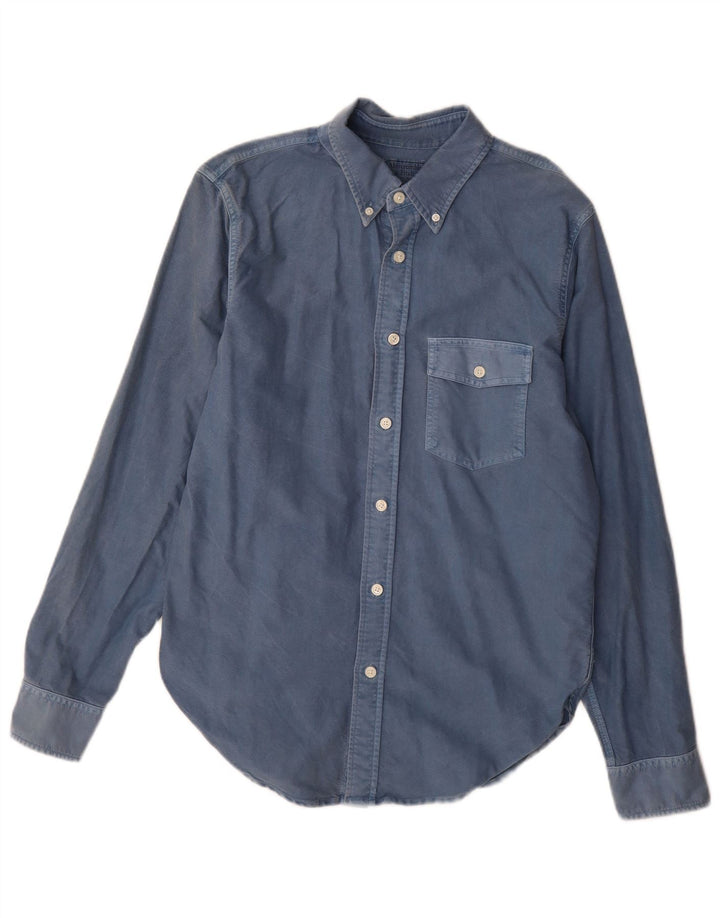 Abercrombie & Fitch Mens Shirt Medium Blue Cotton