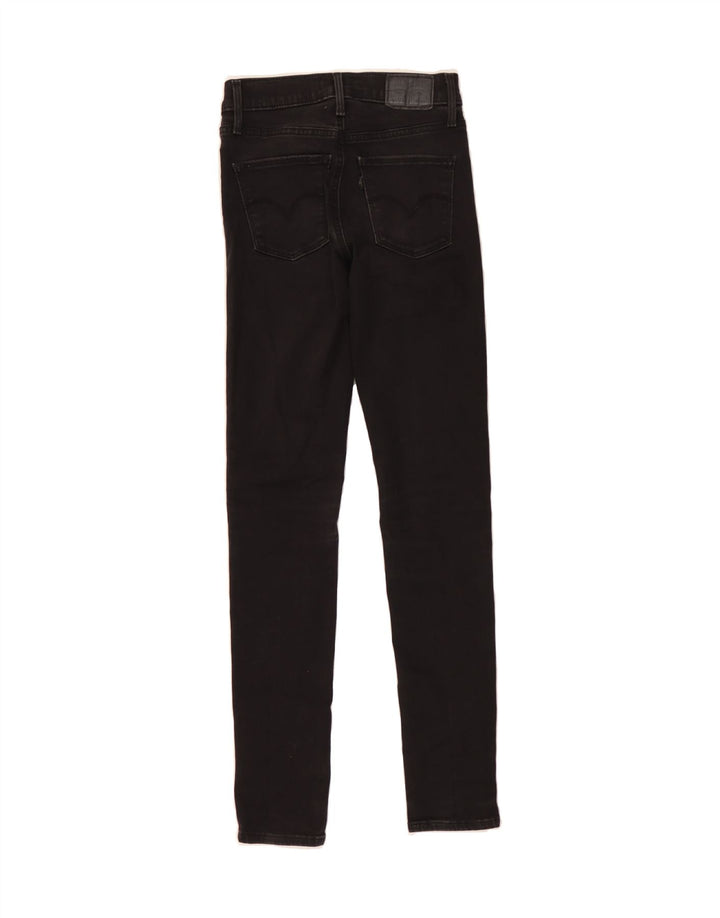LEVI'S Womens Slimming Skinny Jeans W25 L29 Black Vintage Levi's and Second-Hand Levi's from Messina Hembry 