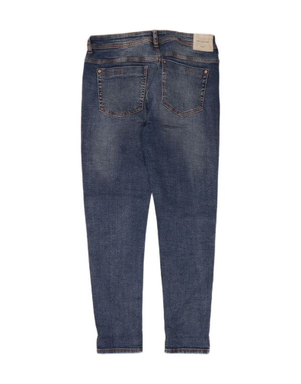 Zara Női Skinny Jeans EU 40 Medium W30 L28 Navy Blue