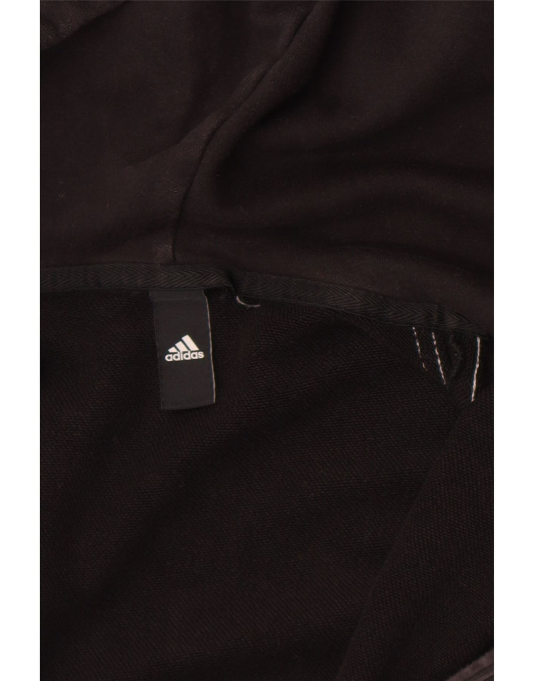 Adidas Mens Zip Hoodie Sweater Small Black