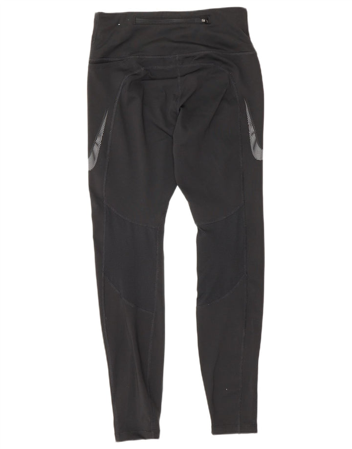Leggings Nike Dri Fit da donna UK 8 Small Nero Colourblock Poliestere
