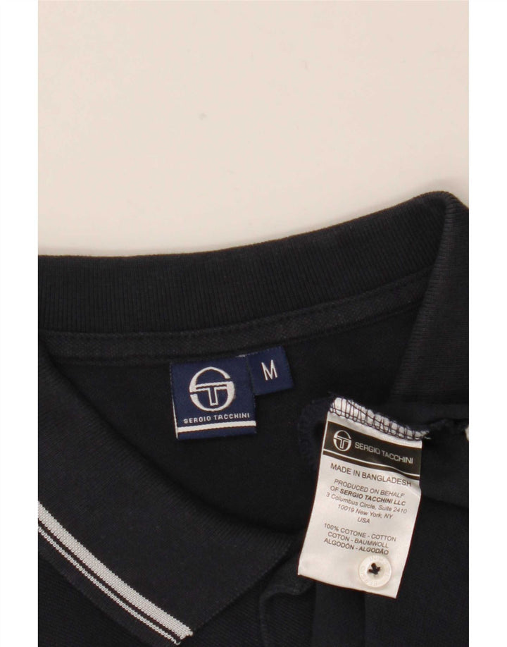 Sergio Tacchini Polo Hombre Algodón Azul Marino Mediano