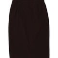 VINTAGE Womens Midi Skirt UK 14 Medium W30  Brown Polyester Vintage Vintage and Second-Hand Vintage from Messina Hembry 