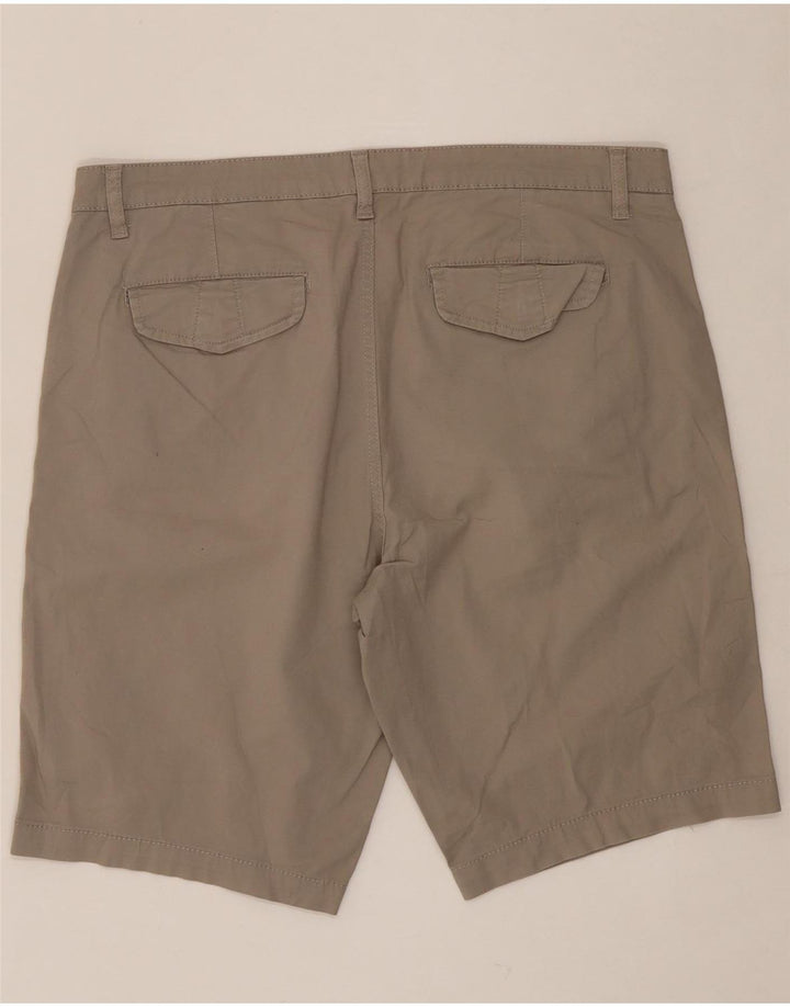 DACK'S Mens Regular Fit Chino Shorts IT 52 XL W38 Grey Cotton Vintage Dack's and Second-Hand Dack's from Messina Hembry 