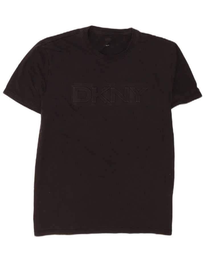 Ανδρικό γραφικό T-Shirt Dkny Top Medium Μαύρο