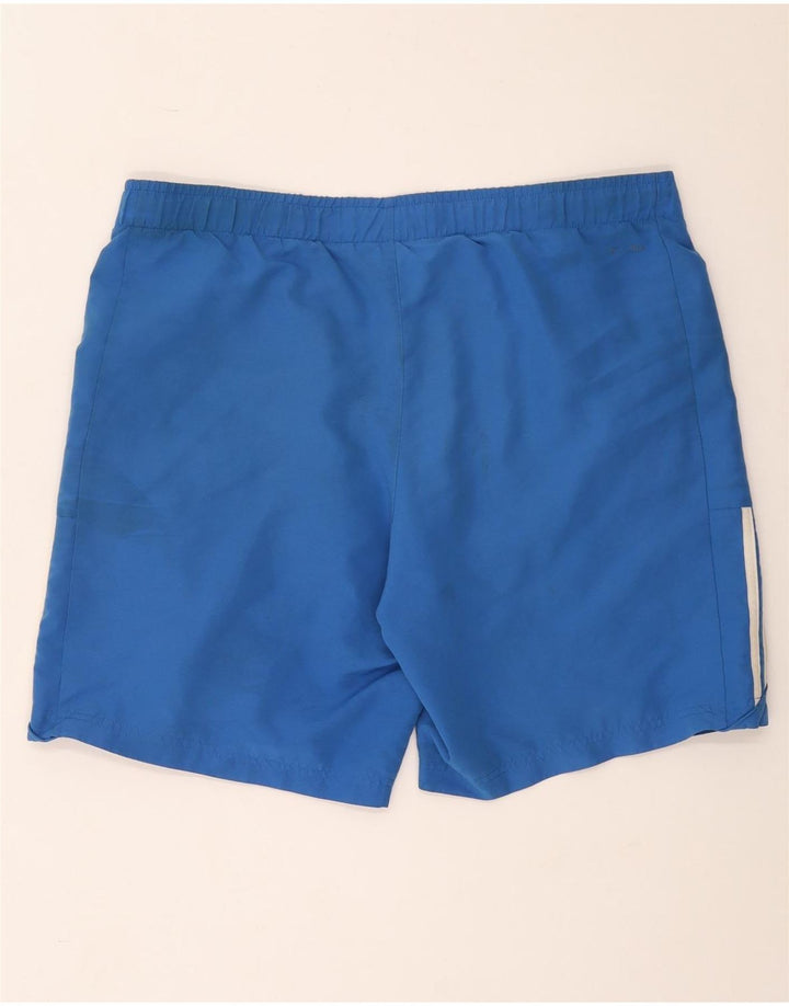 Adidas Mens Climalite Sport Shorts Large Blue Polyester