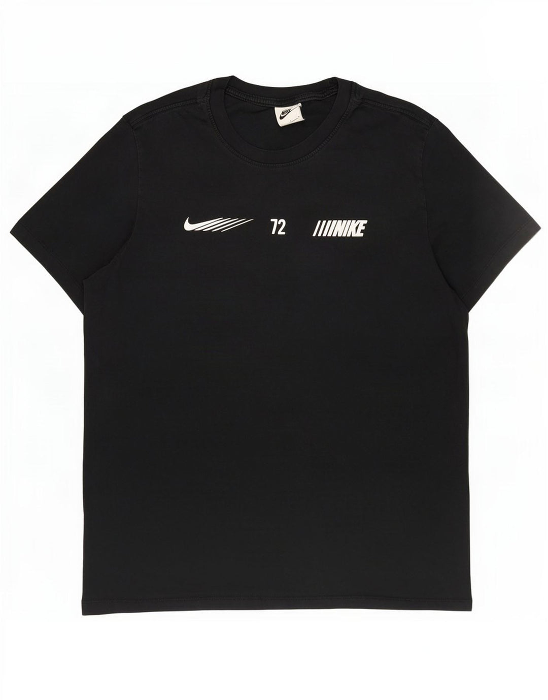 Nike grafisk T-shirt top til mænd, stor sort bomuld